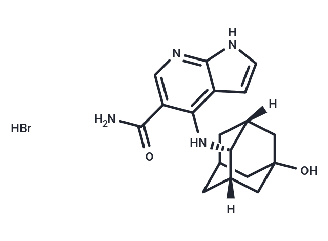 Peficitinib hydrobromide Chemical Structure
