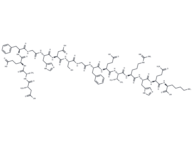 β Amyloid (1-16) rat Chemical Structure