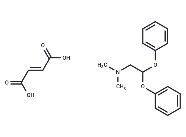 Medifoxamine fumarate Chemical Structure