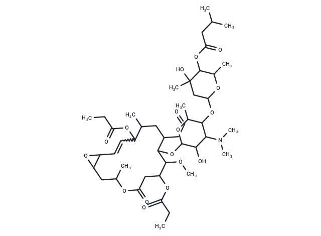 Propionylmaridomycin Chemical Structure