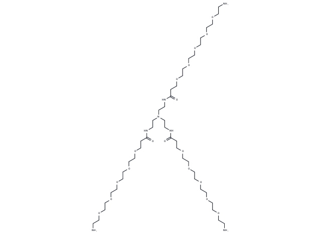 Tri(Amino-PEG5-amide)-amine Chemical Structure
