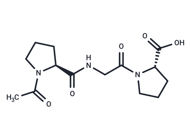 Ac-Pro-Gly-Pro-OH Chemical Structure