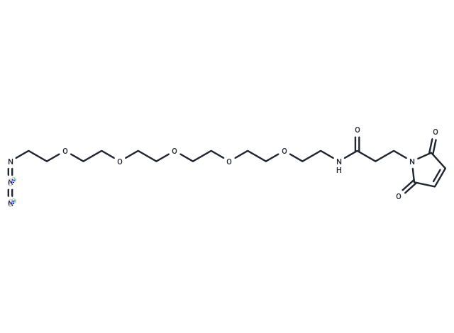 Azido-PEG5-maleimide Chemical Structure