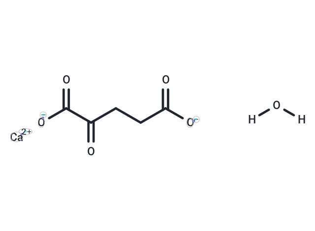 Alpha-calcium ketoglutarate monohydrate Chemical Structure