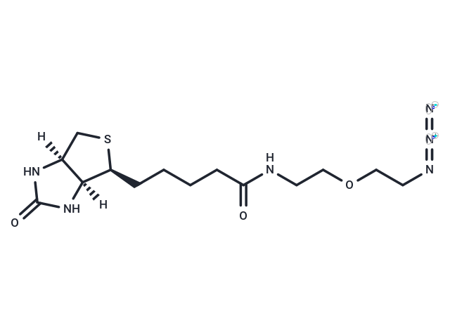 Biotin-PEG1-azide Chemical Structure
