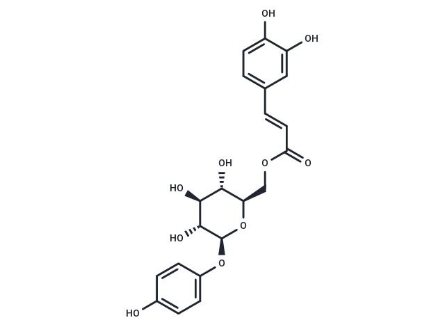 6-O-Caffeoylarbutin Chemical Structure