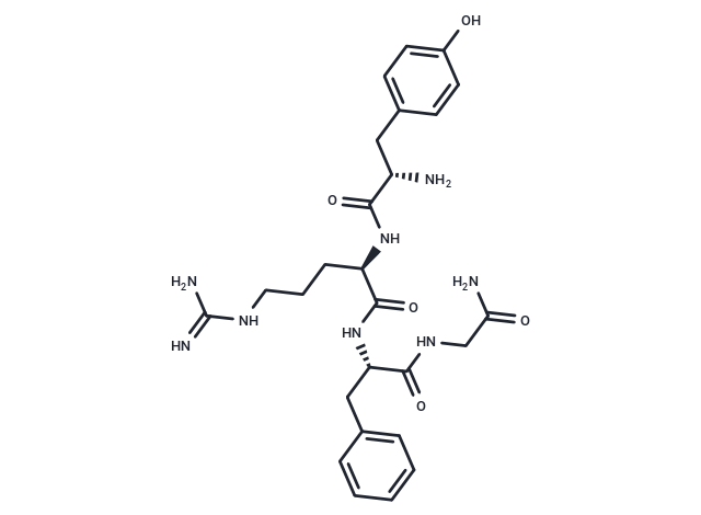 [D-Arg2]Dermorphin-(1-4) amide Chemical Structure