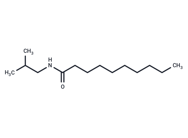 N-Isobutyl decanamide Chemical Structure