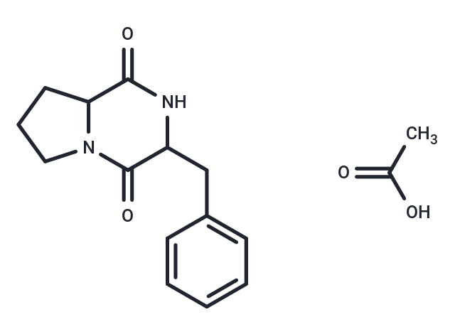 Cyclo(Phe-Pro) acetate(14705-60-3  free base) Chemical Structure