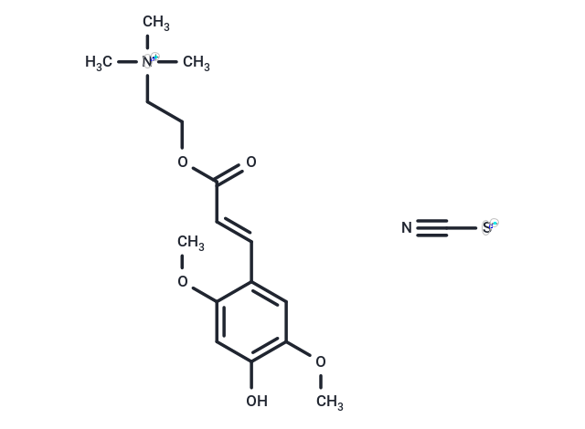 Sinapine thiocyanate Chemical Structure