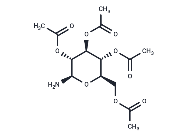2,3,4,6-Tetra-O-acetyl-β-D-glucopyranosyl amine Chemical Structure