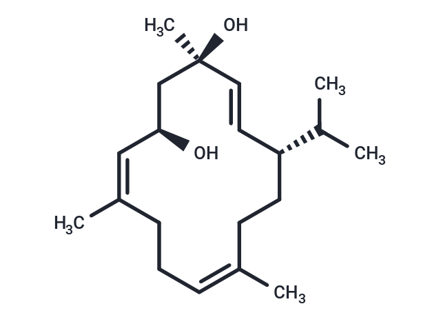 β-Cembrenediol Chemical Structure