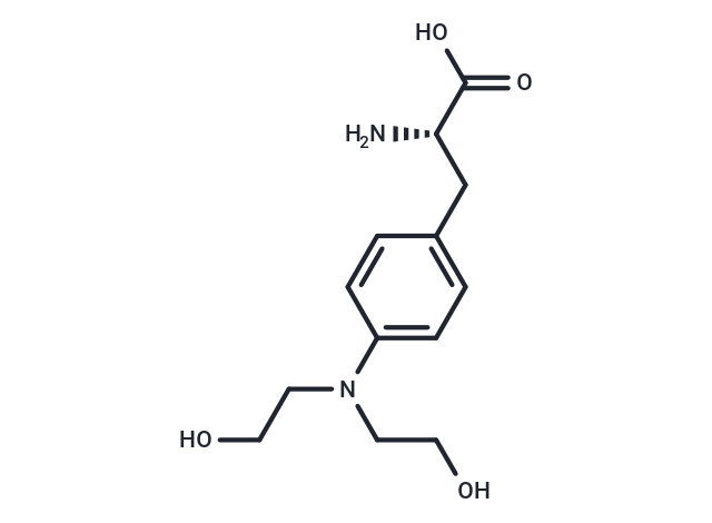 Dihydroxy Melphalan Chemical Structure