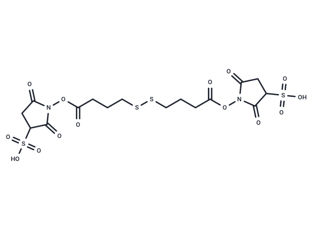 Bis-SS-C3-sulfo-NHS ester Chemical Structure