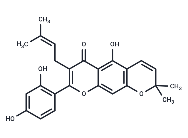 Cudraflavone B Chemical Structure