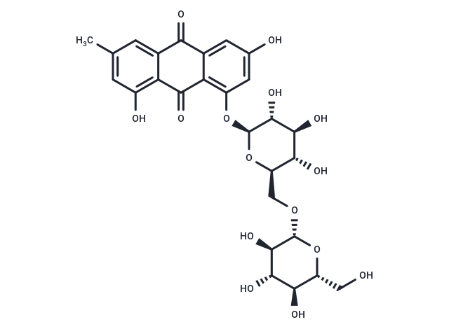 Emodin-8-O-beta-gentiobioside Chemical Structure