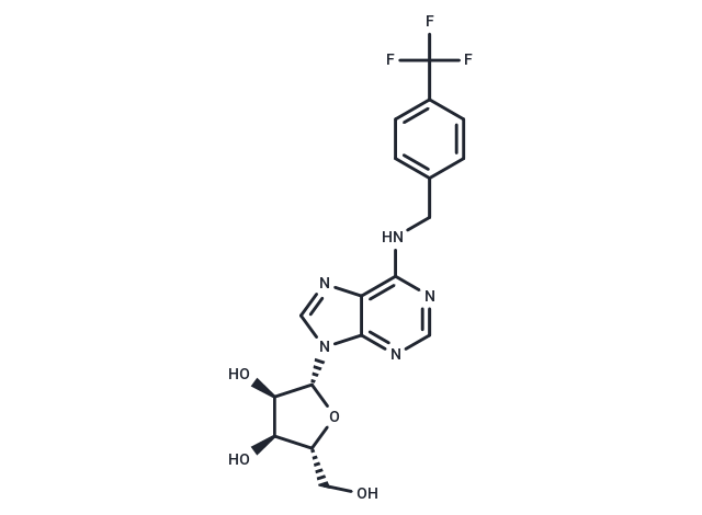 N6-(4-Trifluoromethylbenzyl)adenosine Chemical Structure