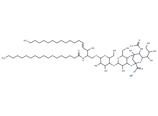Ganglioside GM3 Mixture (sodium salt) Chemical Structure