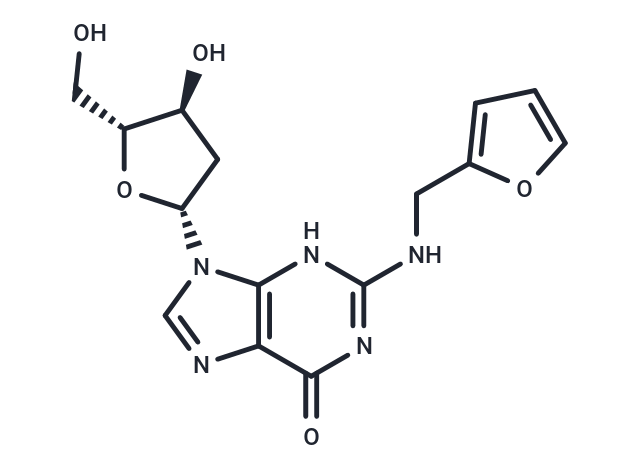 N2-(2-Furanylmethyl)-2’-deoxyguanosine Chemical Structure