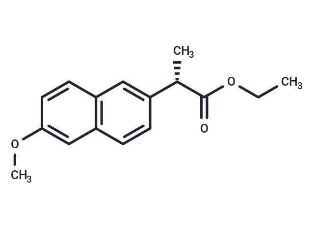 Naproxen ethyl ester Chemical Structure