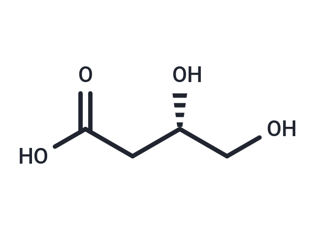 (S)-3,4-Dihydroxybutyric acid Chemical Structure