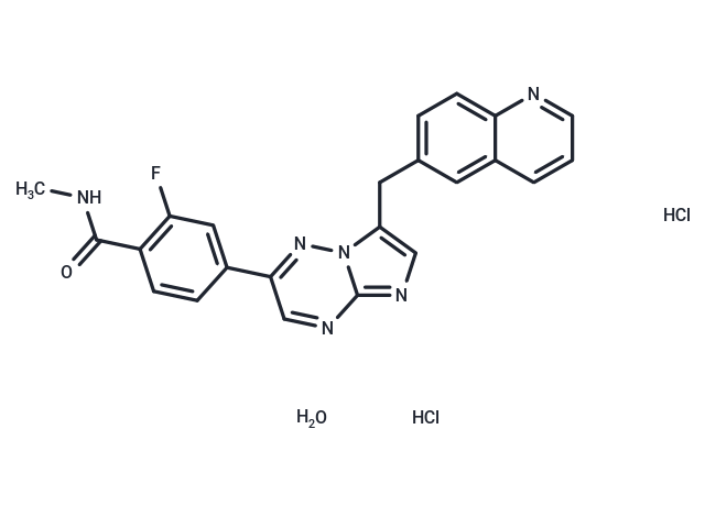 Capmatinib 2HCl.H2O Chemical Structure