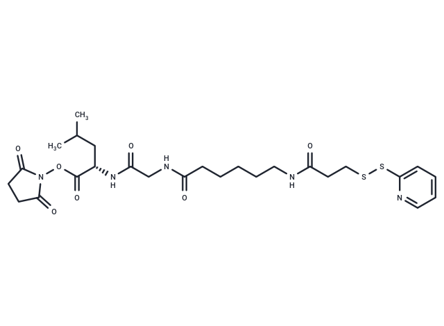 TargetMol Chemical Structure SPDP-C6-Gly-Leu-NHS ester