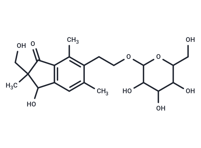 Epipterosin L 2'-O-glucoside Chemical Structure