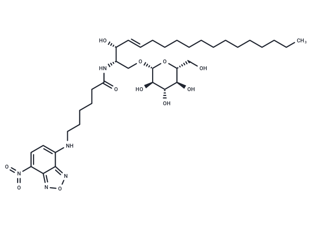 C6 NBD Glucosylceramide Chemical Structure