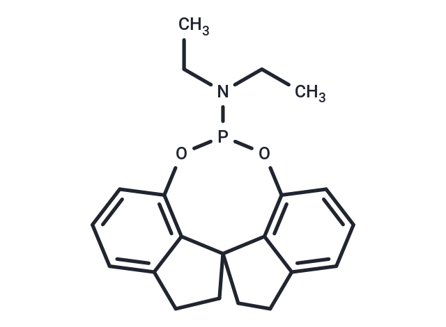 (11aS)-N,N-Diethyl-4,5,6,7-tetrahydrodiindeno[7,1-de:1',7'-fg][1,3,2]dioxaphosphocin-12-amine Chemical Structure