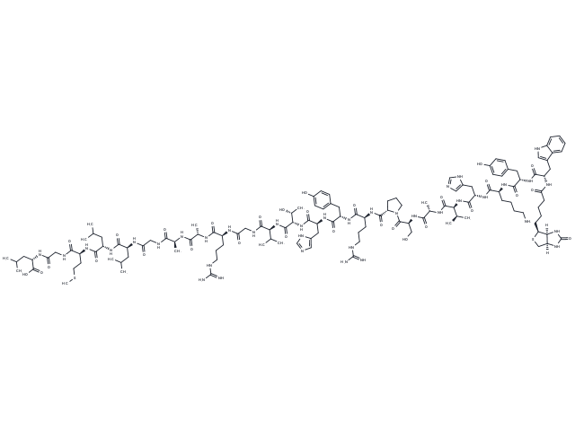 Biotinyl-neuropeptide W-23 (human) Chemical Structure