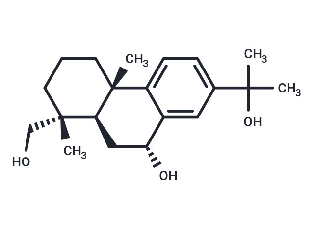 Abieta-8,11,13-triene-7,15,18-triol Chemical Structure
