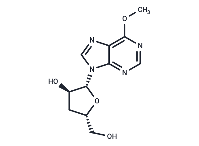 3’-Deoxy-O6-methyl inosine Chemical Structure