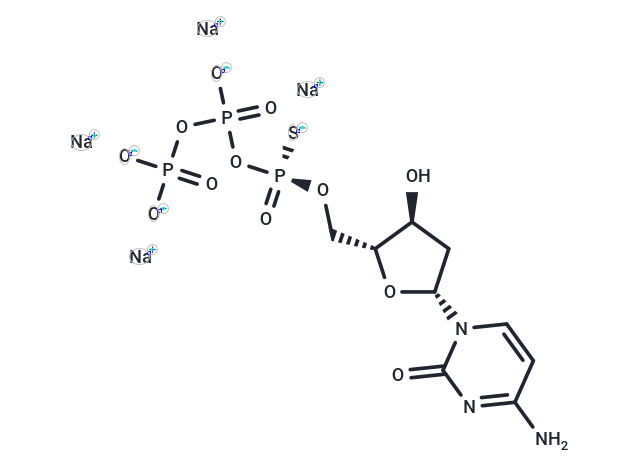 Sp-2'-Deoxycytidine-5'-O-(1-thiotriphosphate) sodium Chemical Structure