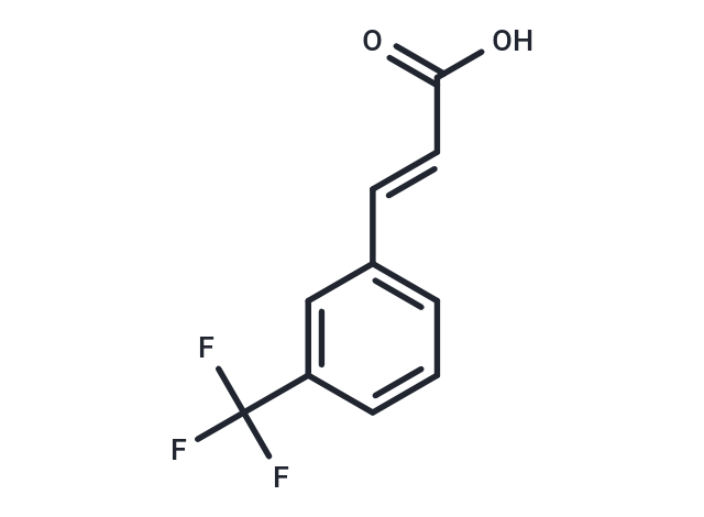 3-(Trifluoromethyl)cinnamic acid Chemical Structure