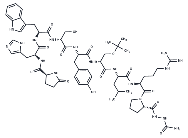 (D-Ser4,D-Ser(tBu)6,Azagly10)-LHRH Chemical Structure