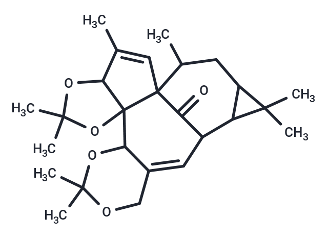 TargetMol Chemical Structure Ingenol-3,4,5,20-diacetonide