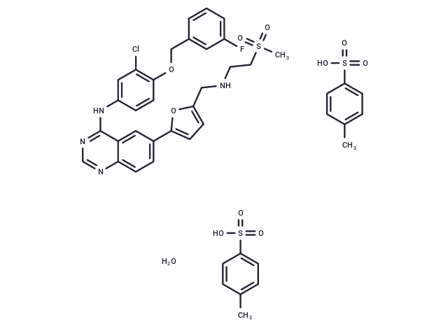 TargetMol Chemical Structure Lapatinib ditosylate monohydrate