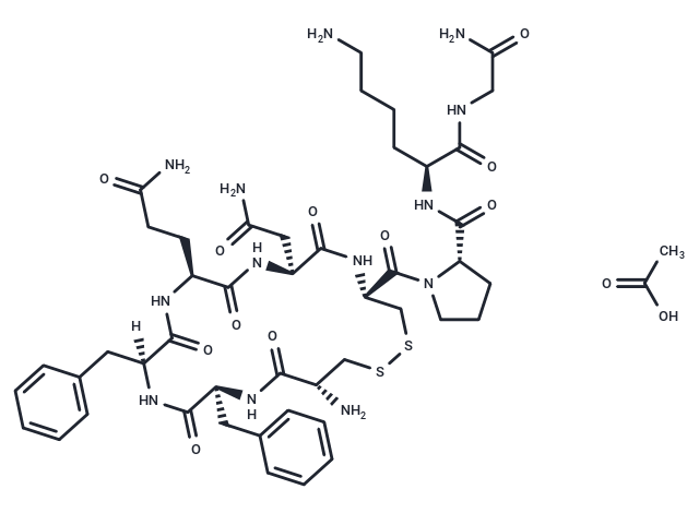 Felypressin acetate Chemical Structure