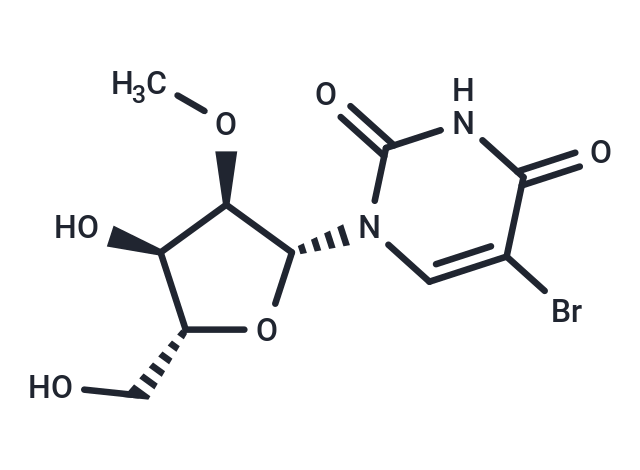 5-Bromo-2’-O-methyluridine Chemical Structure