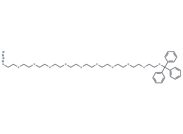 Trityl-PEG10-azide Chemical Structure