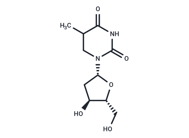 5,6-Dihydrothymidine Chemical Structure