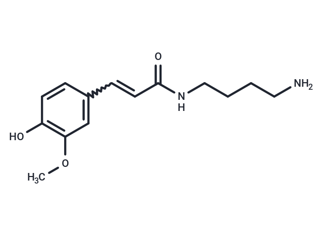 Feruloylputrescine Chemical Structure