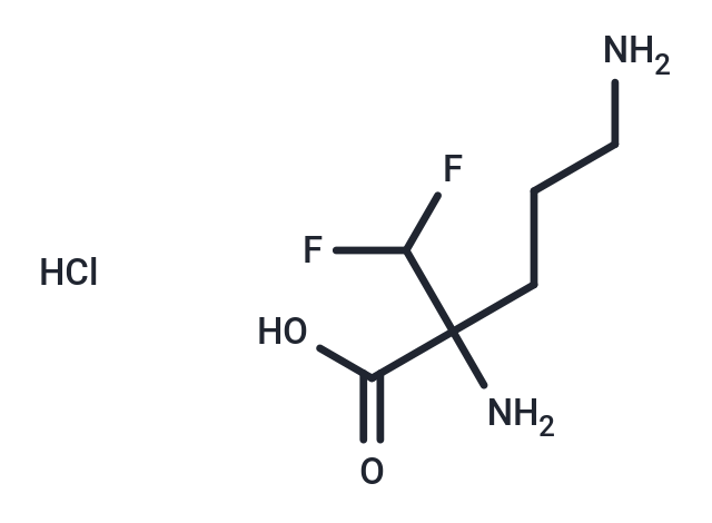 Eflornithine hydrochloride Chemical Structure