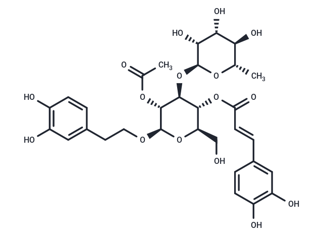 2'-acetylacteoside Chemical Structure