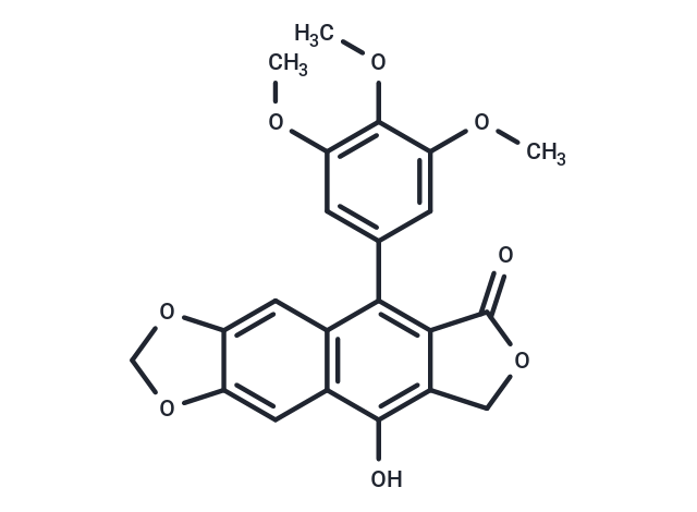 Tetradehydropodophyllotoxin Chemical Structure