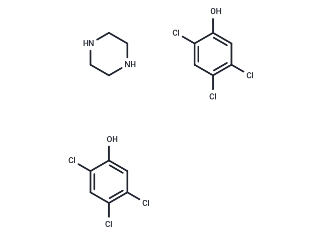 Triclofenol piperazine Chemical Structure