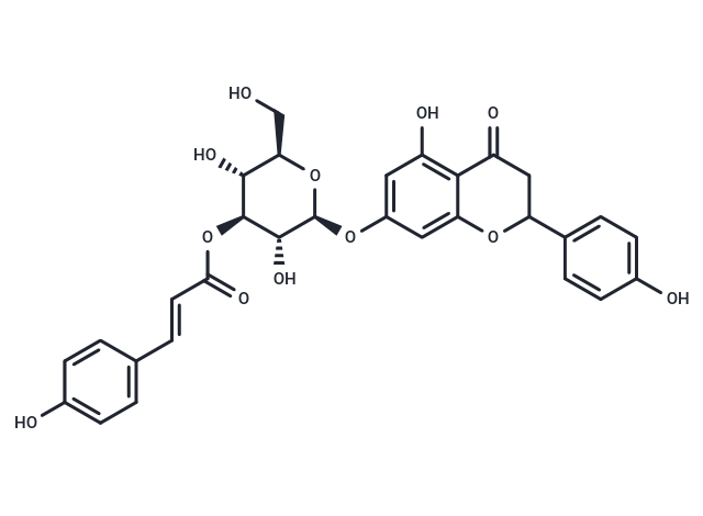 3''-p-Coumaroylprunin Chemical Structure