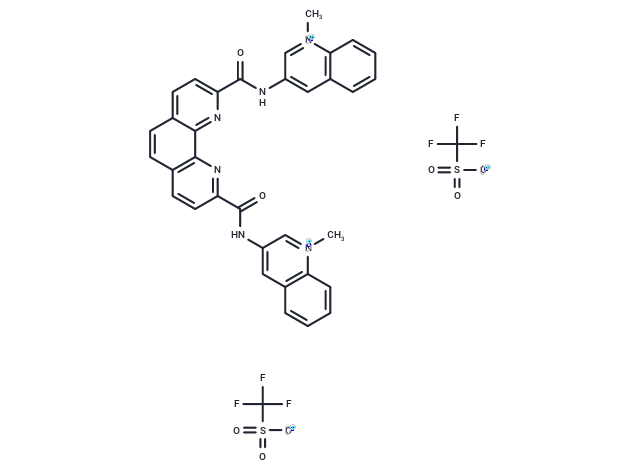 Phen-DC3 Trifluoromethanesulfonate Chemical Structure
