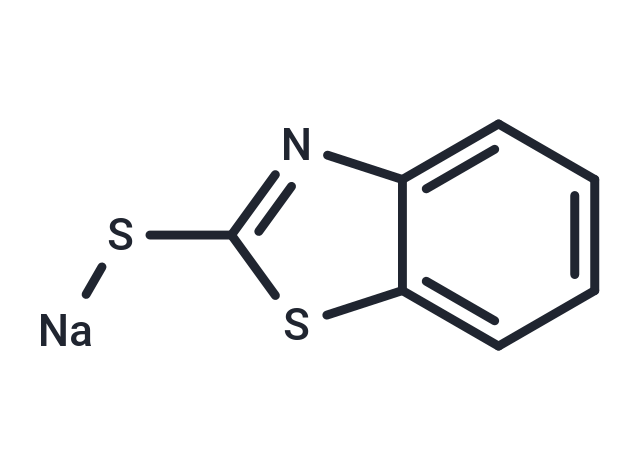 Sodium 2-mercaptobenzothiazole Chemical Structure